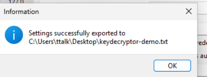 Exported settings file in HeidiSQL